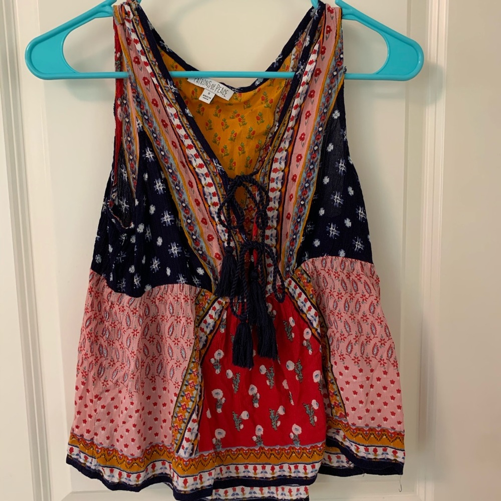 Floral tank top